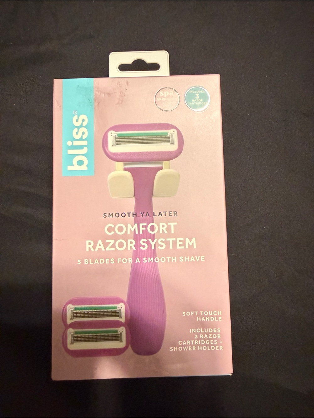 bliss Comfort Razor System - Purple and Cream - Picture 3 of 4